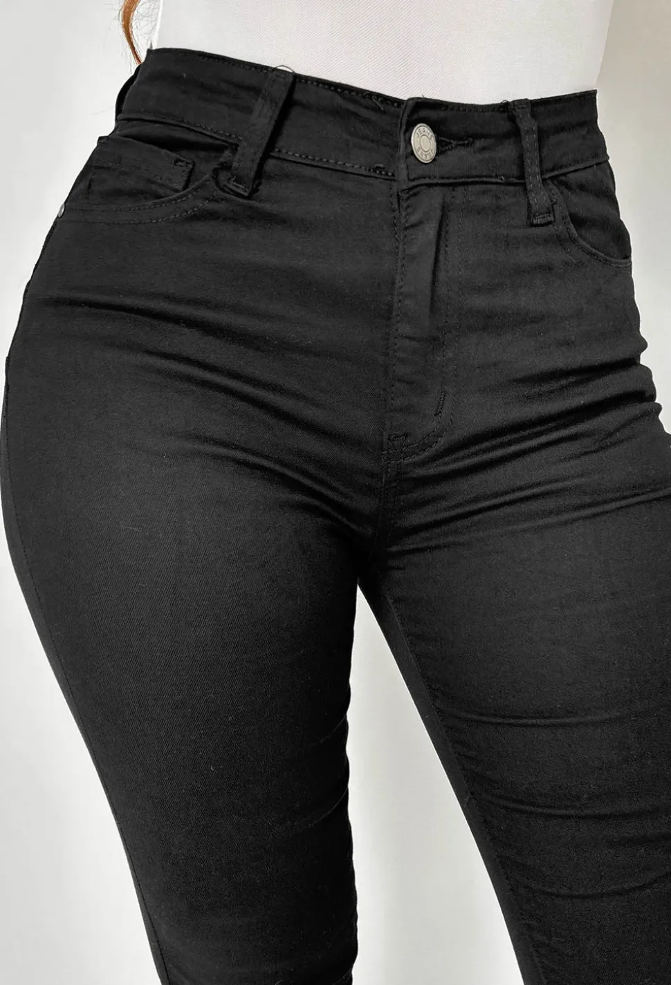 Amelie Black Stretch Push Up Skinny Jeans