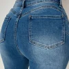 Amelie Mid Wash Stretch Push Up Skinny Jeans