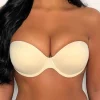 Boost Nude Winged Stick On Strapless Backless Push Up Bra
