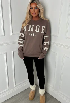 Bree Mocha Los Angeles Sweatshirt