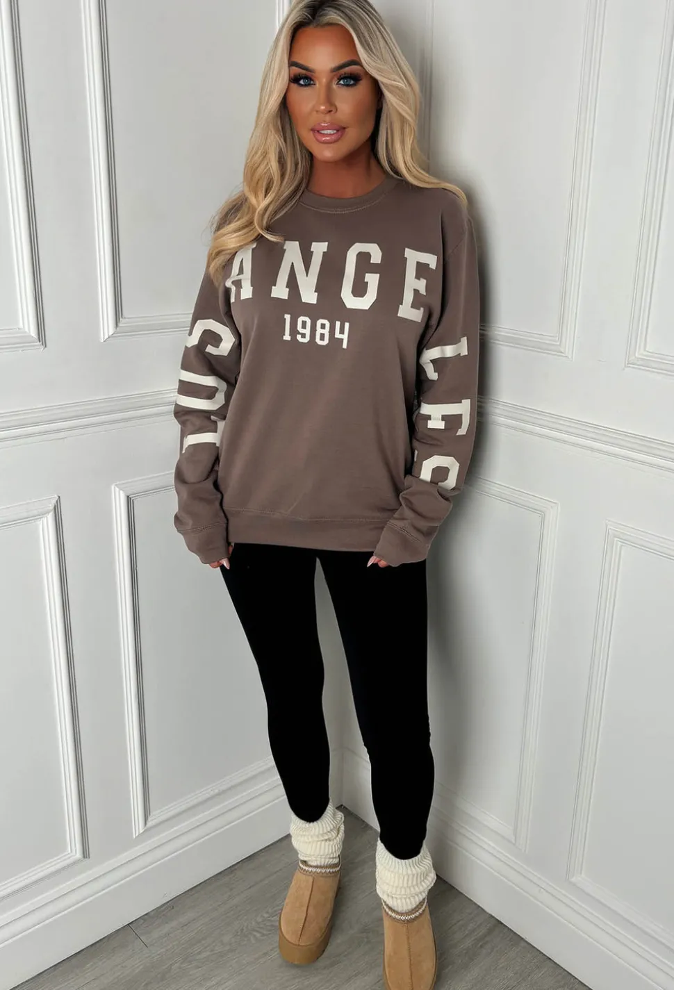 Bree Mocha Los Angeles Sweatshirt