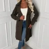Chic Society Khaki Belted Trench Coat
