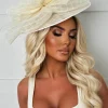Cosmo Chic Cream Floral Bow Detail Fascinator