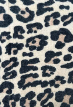 Fierce & Cosy Beige Leopard Print Scarf