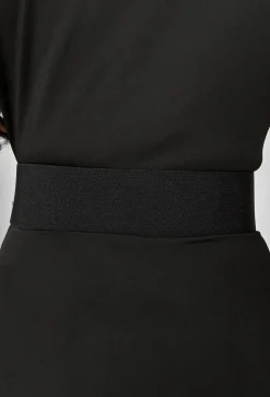 Glamorous Life Black Gold Buckle Elasticated Belt