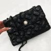 Quilted Baddie Black Quilted Detail Bag