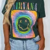 Rock N Soul Green Nirvana Licensed T-Shirt