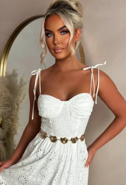 Seaside Siren Gold Shell Chain Belt