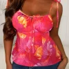 Sleek Glamour Multi Tie Strap Milkmaid Cami Top